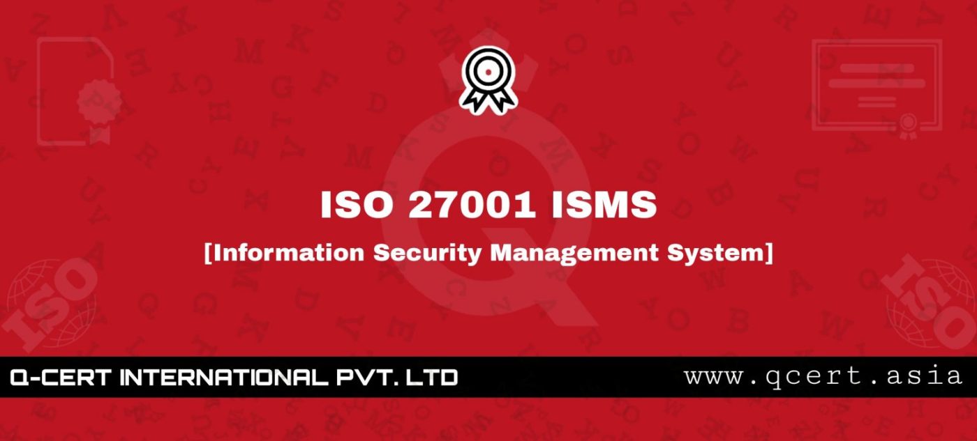 ISO 27001 ISMS information security management certification by Q-Cert Asia in Pakistan